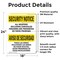 Signmission All Weapons Prohibited Bilingual OSHA Security Notice Sign, Vinyl Decal, 18in W x 24in L, 2PK OS-2PACK-SN-D-1824-L-11507 - alternate 6